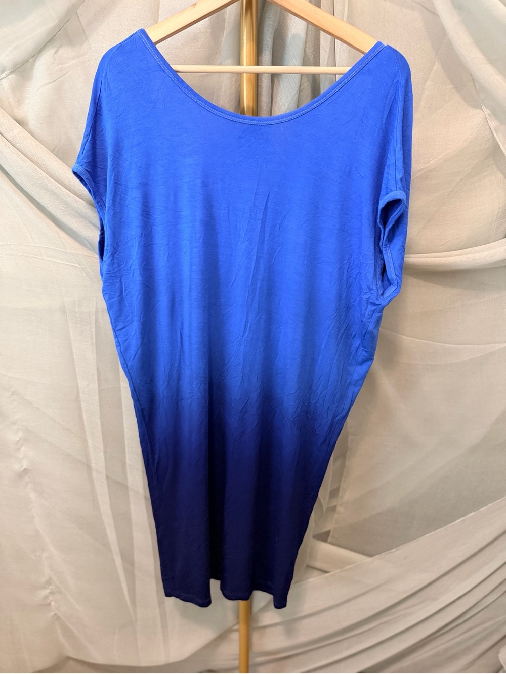 Young Fabulous & Broke Blue Ombre Backless Mini Dress - Picture 2 of 5